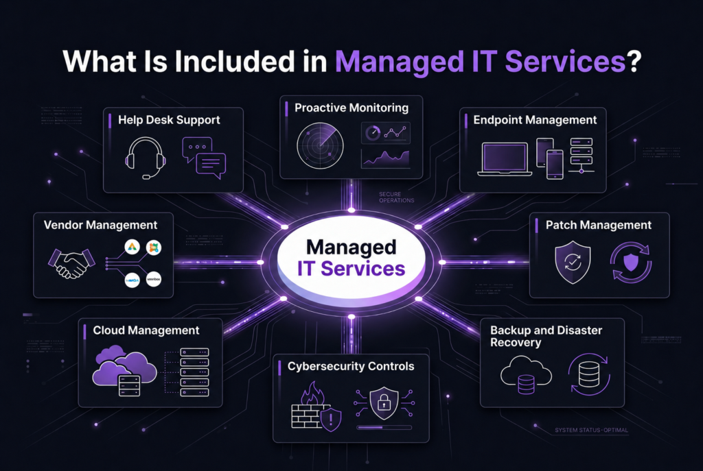 What is included in managed IT services