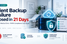 Six weeks of silent backup failure: how an Ontario medical clinic’s PHIPA exposure was closed in 21 days